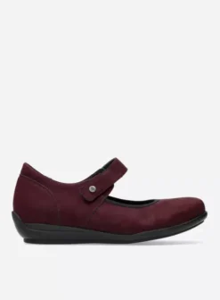 Hallux Valgus|Bandschoenen|Wolky Noble F2F bordeauxrood biocare