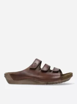 Slippers|Voorjaar/zomer|Wolky Nomad cognac geolied leer