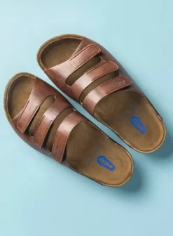 Slippers|Voorjaar/zomer|Wolky Nomad cognac geolied leer