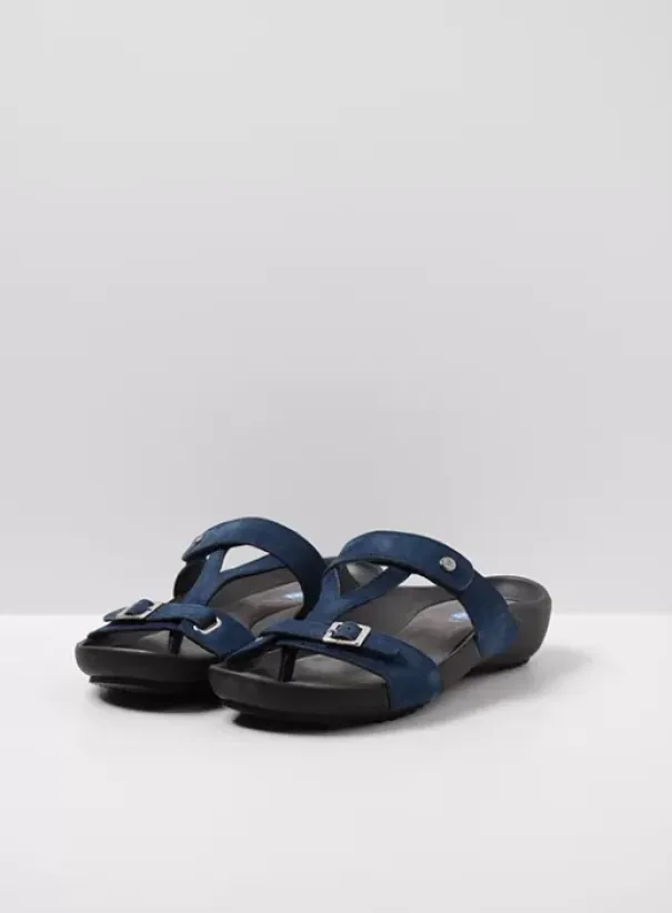 Slippers|Voorjaar/zomer|Wolky O'Connor denim nubuck