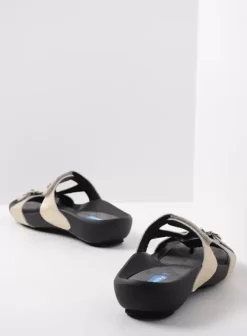 Slippers|Voorjaar/zomer|Wolky O'Connor goud leer