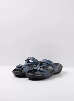 Slippers|Voorjaar/zomer|Wolky O'Connor jeans leer