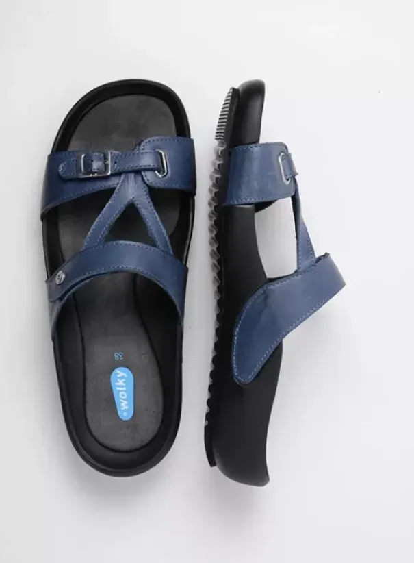 Slippers|Voorjaar/zomer|Wolky O'Connor jeans leer