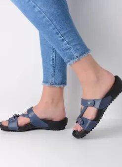 Slippers|Voorjaar/zomer|Wolky O'Connor jeans leer