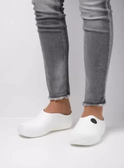 Klompen|Wolky OK Clog-Klomp wit PU