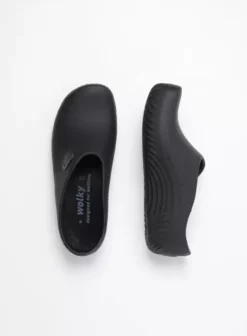 Klompen|Wolky OK Clog-Klomp zwart PU