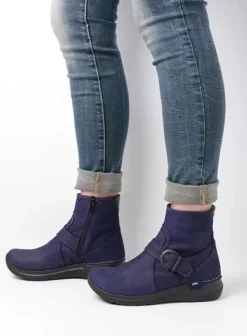 Hielspoor|Wandelschoenen|Wolky Okay paars nubuck