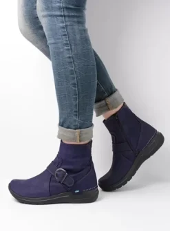 Hielspoor|Wandelschoenen|Wolky Okay paars nubuck