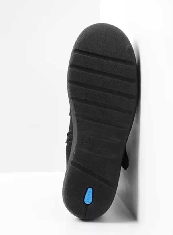 Hielspoor|Wandelschoenen|Wolky Okay zwart nubuck