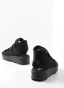 Sandalen|Wolky Oro zwart nubuck