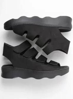 Sandalen|Wolky Oro zwart nubuck