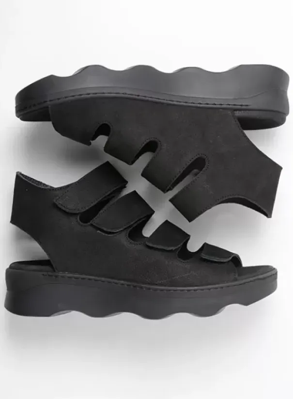 Sandalen|Wolky Oro zwart nubuck