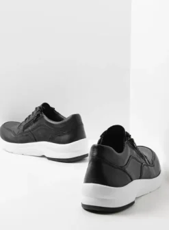 Wandelschoenen|Sneakers|Wolky Ozark zwart/wit leer