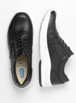 Wandelschoenen|Sneakers|Wolky Ozark zwart/wit leer