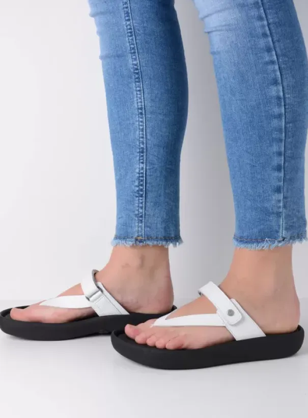 Slippers|Voorjaar/zomer|Wolky Peace wit leer