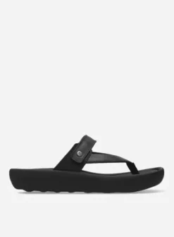 Slippers|Voorjaar/zomer|Wolky Peace zwart leer