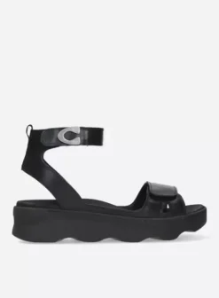 Sandalen|Wolky Plata zwart leer