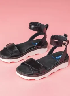 Sandalen|Voorjaar/zomer|Wolky Plata zwart/wit leer