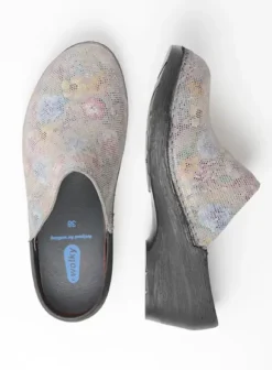 Klompen|Wolky PRO-Clog flower taupe