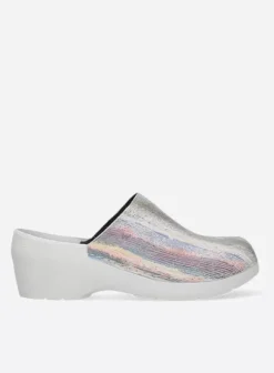 Klompen|Wolky PRO-Clog multi wit suede