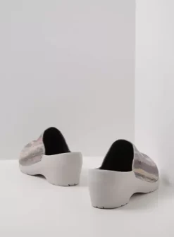 Klompen|Wolky PRO-Clog multi wit suede