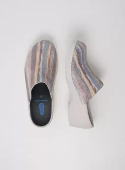 Klompen|Wolky PRO-Clog multi wit suede