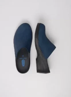 Klompen|Voorjaar/zomer|Wolky PRO-Clog blauw nubuck