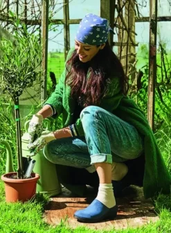 Klompen|Voorjaar/zomer|Wolky PRO-Clog blauw nubuck