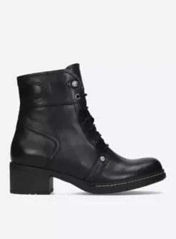 Biker boots|Laarzen|Wolky Red Deer zwart leer