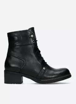 Biker boots|Laarzen|Wolky Red Deer CW zwart leer