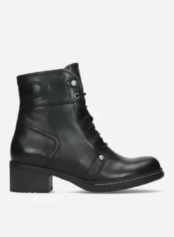 Volle voeten|Biker boots|Wolky Red Deer XW zwart leer