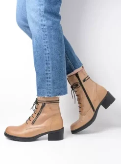 Biker boots|Laarzen|Wolky Rimbley safari leer