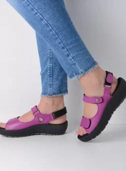 Sandalen|Voorjaar/zomer|Wolky Rio fuchsia leer