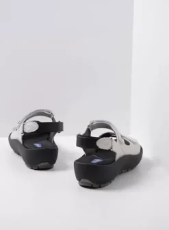 Sandalen|Wolky Rio wit leer
