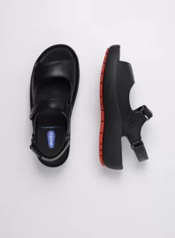 Sandalen|Wolky Rio zwart leer