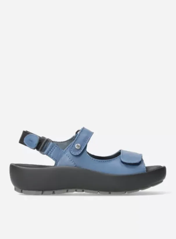 Sandalen|Wolky Rio jeans leer