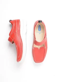 Bandschoenen|Voorjaar/zomer|Wolky Roll Combi rood leer