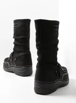 Laarzen|Wolky Roll Jacky zwart nubuck