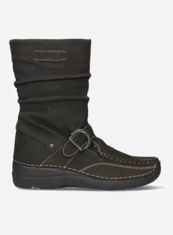 Laarzen|Wolky Roll Jacky donkerbruin nubuck