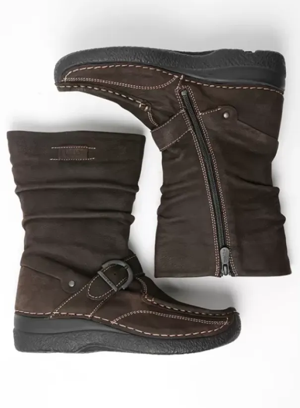 Laarzen|Wolky Roll Jacky donkerbruin nubuck