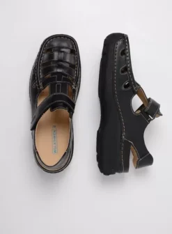 Sandalen voor heren|Comfortschoenen|Wolky Roll Sandal Men zwart leer