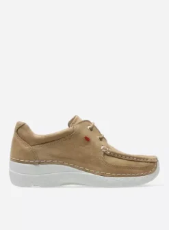 Veterschoenen|Wolky Roll Shoe beige nubuck