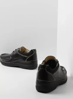 Veterschoenen|Voorjaar/zomer|Wolky Roll Shoe zwart leer