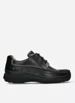 Comfortschoenen|Veterschoenen|Wolky Roll Shoe Men zwart leer