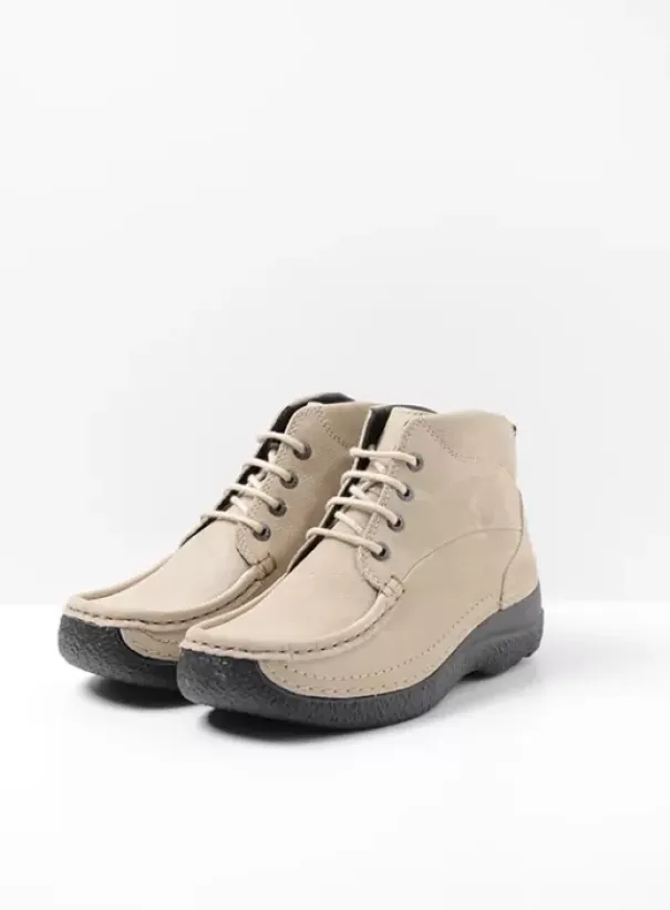 Hielspoor|Veterschoenen|Wolky Roll Shoot safari nubuck
