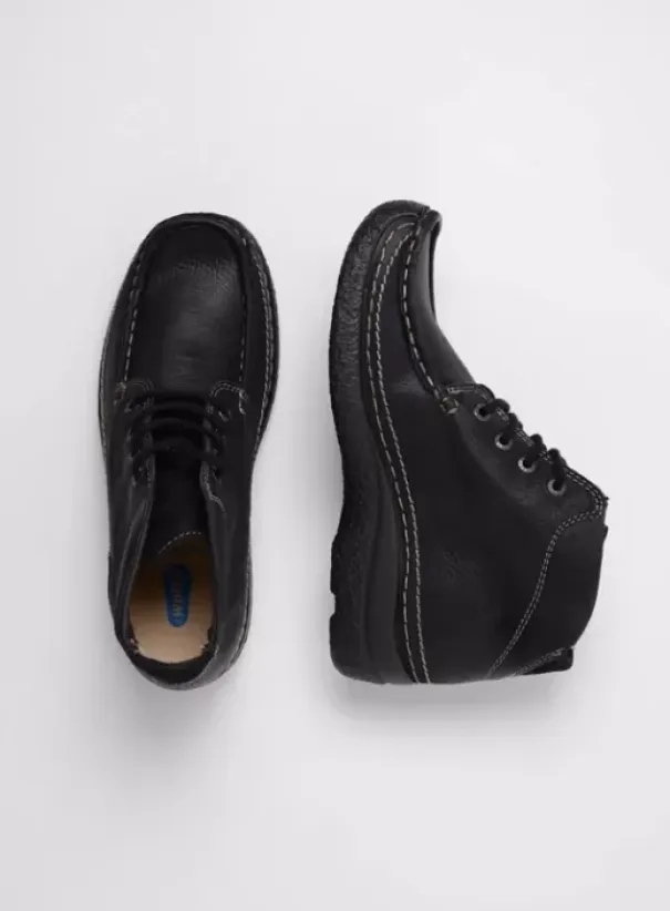 Hielspoor|Veterschoenen|Wolky Roll Shoot zwart nubuck