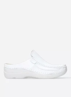 Klompen|Voorjaar/zomer|Wolky Roll Slide wit leer