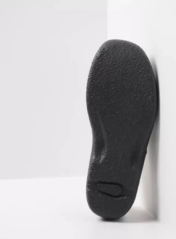 Slippers|Klompen|Wolky Roll Slide forestgroen leer