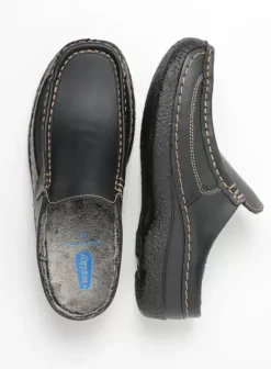 Slippers|Klompen|Wolky Roll Slide Vegan zwart