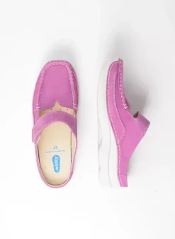 Hielspoor|Slippers|Wolky Roll Slipper fuchsia nubuck